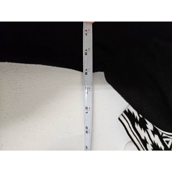 Nina Leonard Black and White Midi Dress - Picture 9 of 10